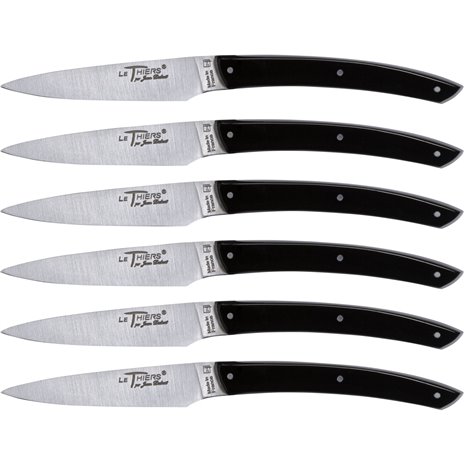 Jean Dubost Laguiole set coltelli 6pz., acrilico nero