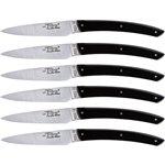 Jean Dubost Laguiole set coltelli 6pz., acrilico nero