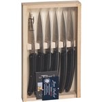 Jean Dubost Laguiole set coltelli 6pz., acrilico nero