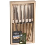 Jean Dubost Laguiole set coltelli 6 pz.,legno quercia