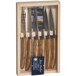 Jean Dubost Laguiole set coltelli 6 pz., legno olivo