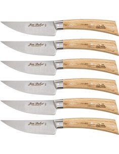 Jean Dubost Laguiole coltelli da bistecca,6pz,quercia