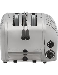 Dualit 2+1 Combi tostapane incl. Pinza Toast lucido