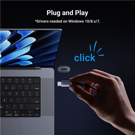 UGREEN USB-C to RJ45 2.5G Ethernet adatt.