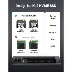 UGREEN M.2 NVMe SSD USB 3.2 Gen 2 Hard Drive Enclosure 2
