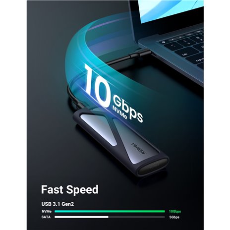 UGREEN M.2 NVMe SSD USB 3.2 Gen 2 Hard Drive Enclosure