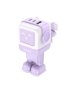 UGREEN Uno RG 65W 3-Port GaN caricatore rapido EU purpe