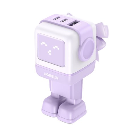 UGREEN Uno RG 65W 3-Port GaN caricatore rapido EU purpe