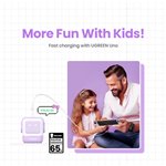 UGREEN Uno RG 65W 3-Port GaN caricatore rapido EU purpe