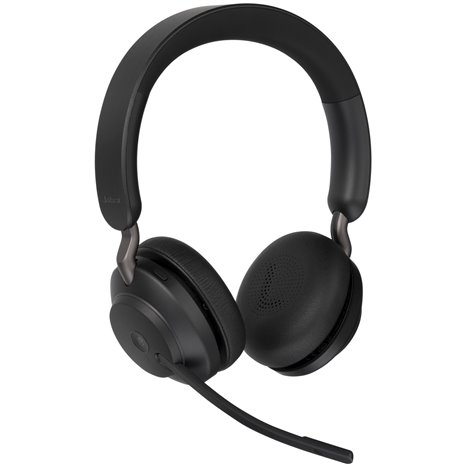 Jabra Evolve2 65 MS Stereo USB-A cuffia nero BT con staz.ric