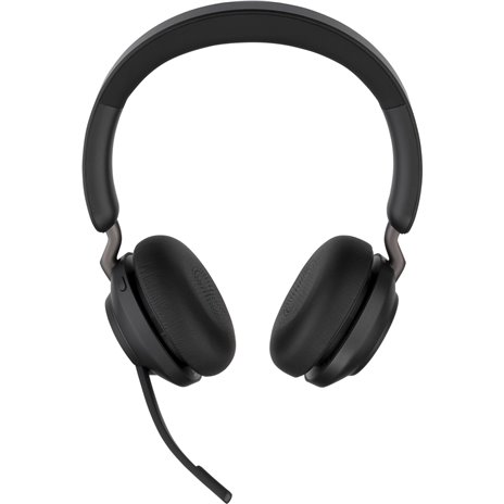 Jabra Evolve2 65 MS Stereo USB-A cuffia nero BT con staz.ric