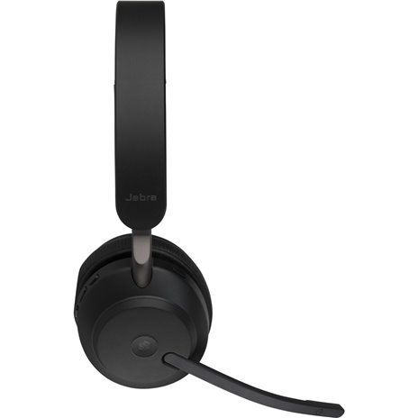 Jabra Evolve2 65 MS Stereo USB-A cuffia nero BT con staz.ric