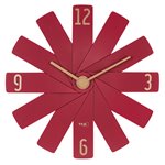 TFA Clock in the box rosso orologio da parete