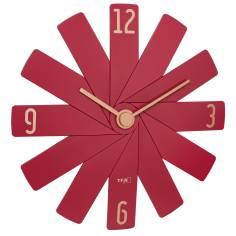 TFA Clock in the box rosso orologio da parete 2