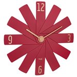 TFA Clock in the box rosso orologio da parete