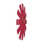 TFA Clock in the box rosso orologio da parete