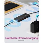 RaidSonic ICY BOX IB-HUB1436-CPD 4-Port USB 3.2 Gen 2 Hub