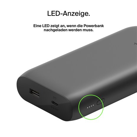 Belkin BOOST Charge 3-Port-Lapt. 20.000mAh 65W USB-C/A BPB02