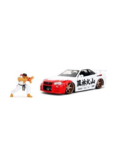 Jada Street Fighter Ryu 1:24 Nissan Skyline GTR     25325507