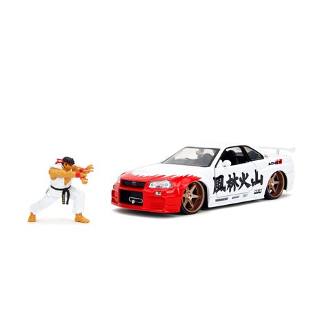 Jada Street Fighter Ryu 1:24 Nissan Skyline GTR     25325507
