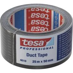 Tesa nastro ad. tel. 25m x 50mm nero 04610