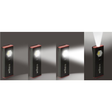 Wiha faro portatile 1.200 lm con sensore on/off