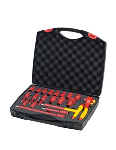 Wiha set isolato con cricchetto da  1/2  21 pz. con valigett