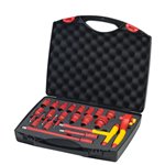 Wiha set isolato con cricchetto da  1/2  21 pz. con valigett