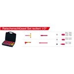 Wiha set isolato con cricchetto da  1/2  21 pz. con valigett