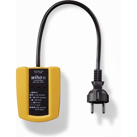 Wiha tester prese elettriche 230 V AC,CAT II