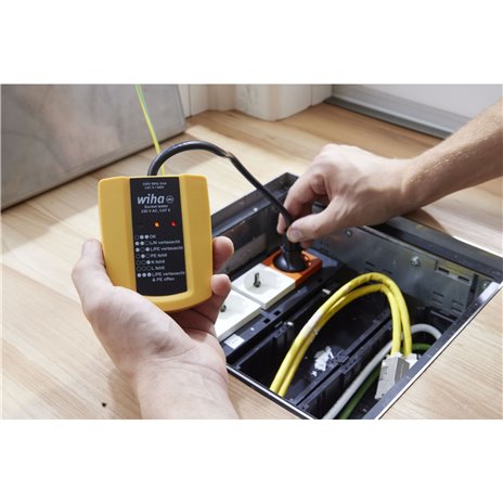 Wiha tester prese elettriche 230 V AC,CAT II
