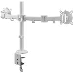 One for All supporto monitor Smart Dual bianco DM 2220