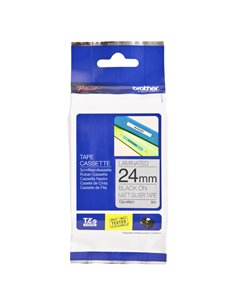 Brother Schriftbandkassette TZE-M951 silber/schwarz 24 mm