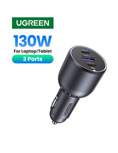 UGREEN 130W 3-Port Fast Car Char gray 2