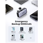 UGREEN 5000mAh Power Bank with Built-in USB-C Connector