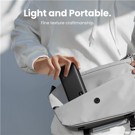 UGREEN 10000mAh Two-way powerbank ricarica rapida nero