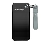 Verbatim Pocket SSD USB 3.2  1TB Black/Grey