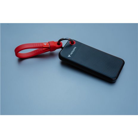 Verbatim Pocket SSD USB 3.2  2TB Black/Red