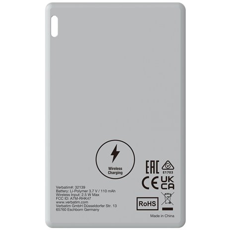 1x2 Verbatim My Finder Card BT schwarz/silber  MYFCR-02BS 32