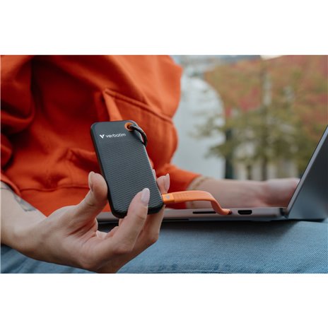 Verbatim Pocket SSD USB 3.2  1TB Black/Orange