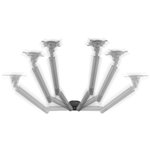 One for All supporto monitor Design Dual nero         DM 721
