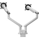 One for All supporto monitor Design Dual bianco DM 7220