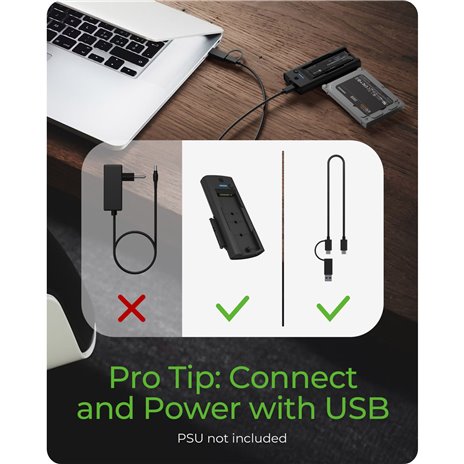 RaidSonic IB-180MS-C31 DockingStation M.2 NVMe&SATA SSD