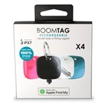 Boompods Boomtag Rechargeable 4 pcs. Black, Blue, White, Pin