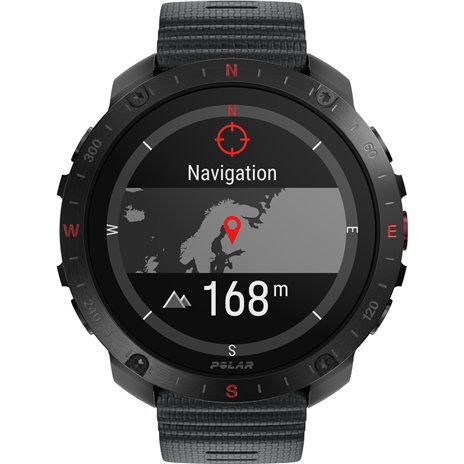 Polar Grit X2 Pro HR S-L nero