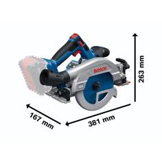 Bosch GKS 18V-57-2 GX L-BOXX Cordless Hand Circular Saw 2
