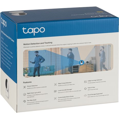 Tapo TC70 Pan/Tilt Home Security Wi-Fi Camera