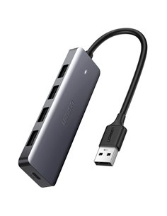 UGREEN 4-Port USB3.0 Hub with USB-C Power Supply