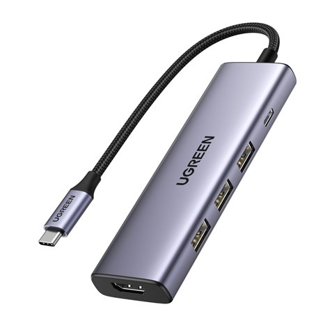 UGREEN Revodok 5-in-1 4K HDMI USB-C Hub mit 3x USB-A 3.0