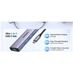 UGREEN Revodok 5-in-1 4K HDMI USB-C Hub mit 3x USB-A 3.0